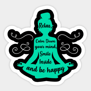 Yoga Lover Gift Sticker